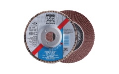 Foto LAMELLENSCHIJF CONISCH Ø115MM K40 AO GLASVEZ PFERD POLIFAN PFC 115 A 40 SG-COOL