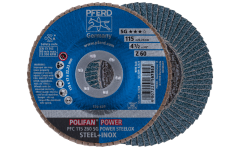 Foto LAMELLENSCHIJF CONISCH Ø115MM K60 STEELOX PFERD POLIFAN PFC 115 Z60 SG POWER STEELOX