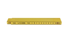 Foto VOUWMETER GLASVEZEL 2 M GEEL GU