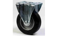 Foto BOKWIEL ZWART ELASTISCH RUBBER Ø150+PLAATBEV ACL 150 IN