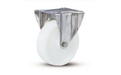 Foto BOKWIEL POLYAMIDE Ø150+PLAATBEV PL 150 IN