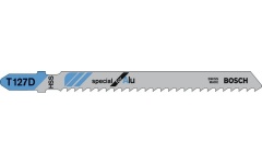 Foto DECOUPEERZAAGBLADEN 5 STUKS HSS ALU + PVC BOSCH T127D