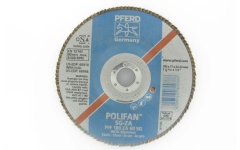 Foto LAMELLENSCHIJF VLAK Ø180MM K60 ZIRC. GLASVEZ PFERD POLIFAN PFF 180 ZA 60 SG