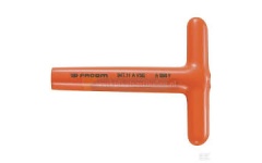 Foto PIJPSLEUTEL MET T-HANDVAT 1000V SW 19 X 300 MM DERANCOURT