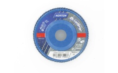 Foto LAMELLENSCHIJF VLAK Ø115MM K40 ZIRC. KUNSTSTOF NORTON R880 BLUE STAR