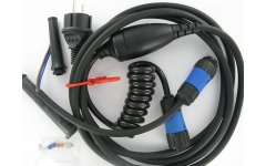 Foto KABEL 4 M MET DRAAICONTACT + PLUGIN VR OUDE RA- PS-MACHINES ORBITALUM 790142081