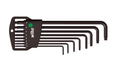 Foto SET (8) INBUSSLEUTELS TORX LANG T9-T40 OP CLIP WIHA 366 H8