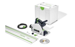 Foto INVALCIRKELZAAGMACHINE Ø160MM 1200W + GELEIDERAIL FESTOOL TS 55 FEBQ-PLUS-FS (EX TS 55 REBQ-PLUS-FS)