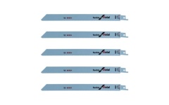 Foto RECIPROZAAGBLADEN 5 STUKS 225MM 18T BIM METAAL BOSCH S1122EF