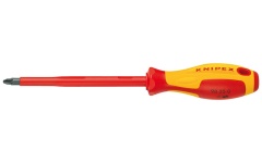 Foto KRUISSCHROEVENDRAAIER POZIDRIV 1000V PZ 2 X 100 MM KNIPEX 98 25 02
