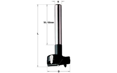Foto CILINDERKOPBOOR Ø40 X 90 MM KOLF 10 CMT 512.400.11
