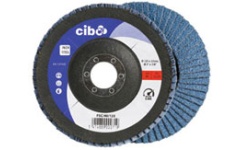 Foto LAMELLENSCHIJF CONISCH Ø125 MM K80 IND. INOX CIBO FSC/80/125