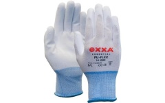 Foto HANDSCHOEN PU-FLEX NYLON WIT MAAT 9 (L) OXXA