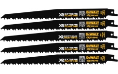 Foto RECIPROZAAGBLADEN 5 STUKS 230 MM 4/6T BIM HOUT DEWALT EXTREME RUNTIME DT99555-QZ