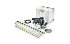 Foto CIRKELZAAGMACHINE Ø160MM 1200W + AFKORTRAIL FESTOOL HK 55 EBQ-PLUS-FS K420