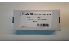 Foto MINIBRADS 18Ga 40MM Ø1,2/2MM INOX PER 5000 KITPRO F40 INOX