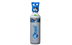 Foto FLES ZUURSTOF 2,5L INGEBOUWDE ONTSPANNER (158264/A1003) ALBEE FLAME (NAVULLING)
