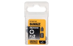 Foto IMPACT TORSIE BIT 25MM PZ2 (5ST) DEWALT DT73887T-QZ